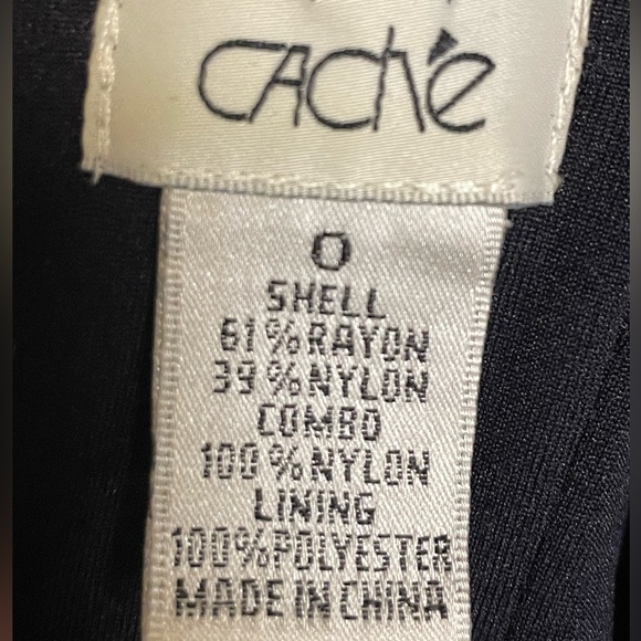 Caché Navy Blue Lace Dress. Size 0 - Picture 5 of 9